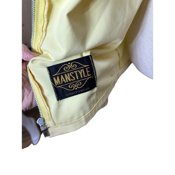 1970s mens water repellent windbreaker western style by Manstyle Size 40 - Picture 7 of 9